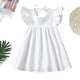 thumbnail image 3 of Vestido Goodplayer con volantes, algodón y lino, blanco, 5 años, 3 of 7