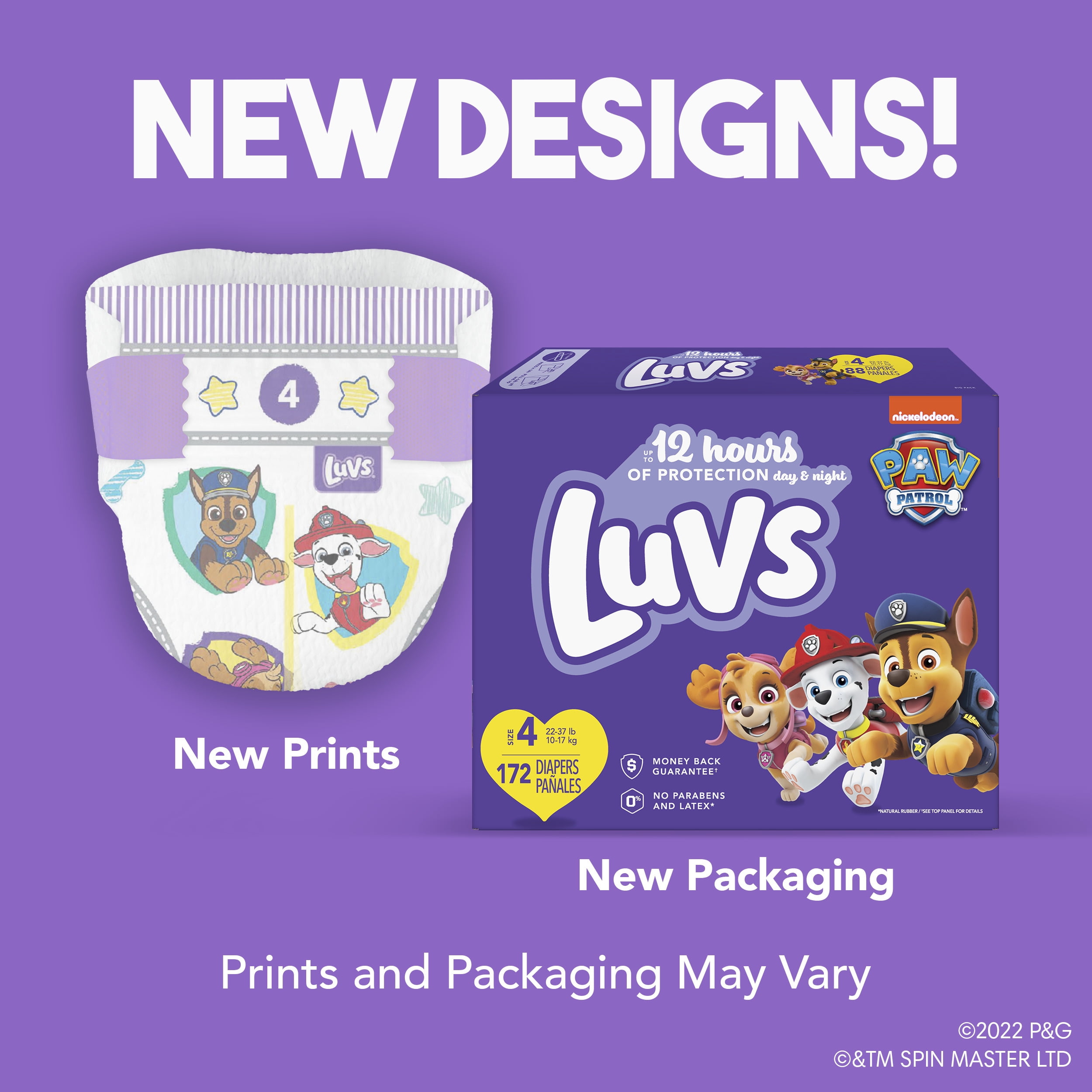 Luvs Paw Patrol Edition Diapers (Choose Your Size & Count) - 2