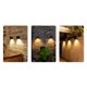 thumbnail image 5 of Luces de pared para exteriores para Patio, apliques de pared Led, accesorio de iluminación impermeable, paquete de 2 (luz cálida + luz de color) Rojo Verde, 5 of 5
