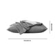 thumbnail image 4 of Funda protectora de almohada de color liso, ideal para hoteles, resistente a la saliva y al aceite de la cabeza, de 48 x 74 cm. Funda de almohada a prueba de salpicaduras con orificios transpirables., 4 of 7