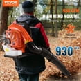 thumbnail image 3 of VEVOR Backpack Leaf Blower, 79cc 2-Cycle Gas, 930 CFM Air Volume, 3 of 12