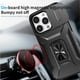 thumbnail image 4 of Funda para GANGXUN iPhone 14 Pro Max - Soporte metálico, Función magnética, Negro, 4 of 5