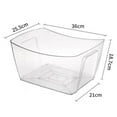 thumbnail image 7 of kowaku Ice Bucket for Parties, Bucket with Handle Storage Tub Beer Tub Drinks Ice Tub for Champagne Drinks Beer Bottles Chilling Square 12L, 7 of 7