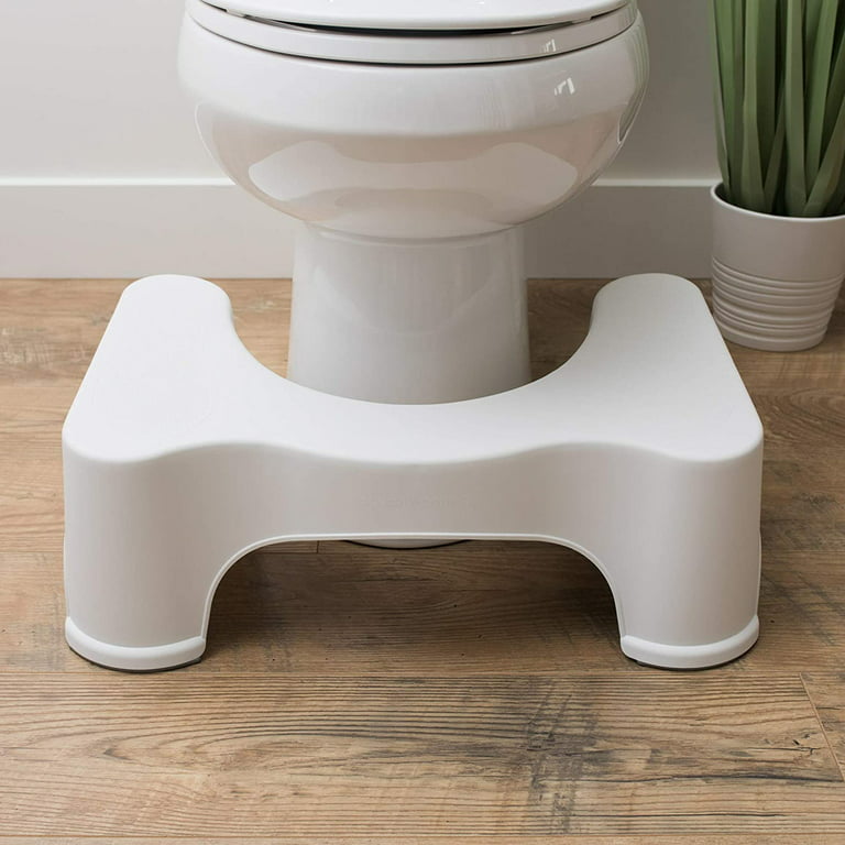 Squatty Potty The Original Bathroom Toilet Stool, 7 Inch height, White