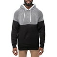 thumbnail image 3 of X RAY JEANS Mens Color Blocked Hooded Sweater, Black, L, 3 of 6