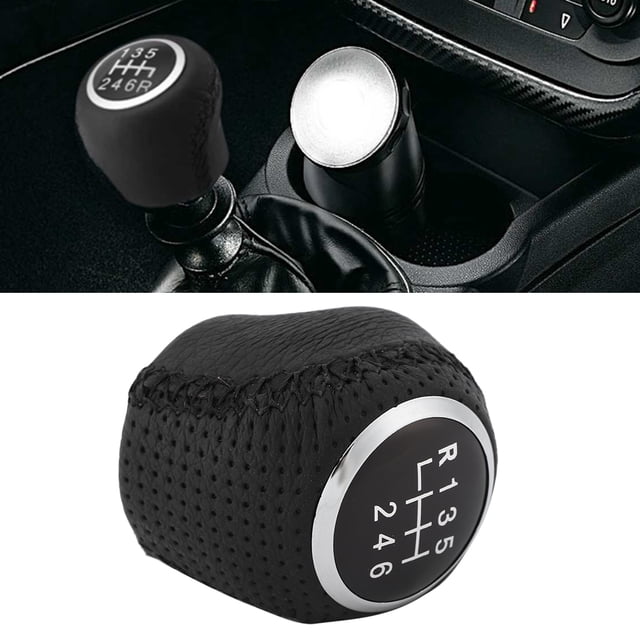 Knob Auto Car Gear Knob Handball Lever PU Leather Replacement Fit For Boxer