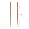 thumbnail image 4 of BambooMN Brand - Premium Grade 9" Bamboo Knobby Chopsticks - 36 Pairs, 4 of 6