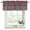 Brown Red, variant on 2 Pack Valances for Window, Boho Navy Blue Flower Short Curtains for Kitchen Bedroom Living Room, Abstract Bohemia Pesley Floral Rod Pocket Small Window Treatment Valance Drapes 42 x 18 Inch