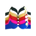 thumbnail image 1 of LAVRA Women's 6 Pack of Full Cup Push Up Bras Floral Lace Plain Design, 1 of 2