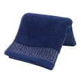 thumbnail image 7 of Towels Bath Clearance 29x13 Inches Cotton Towel Home Soft Face Towels Bath Large Absorbent Dry Hands Towels, Drak Blue, 7 of 7