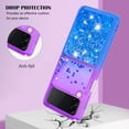 thumbnail image 4 of Funda para Samsung Galaxy Z Flip 4 5G Transparente con Brillos Carcasa Protectora Antigolpes con Glitter Brillante, 4 of 5