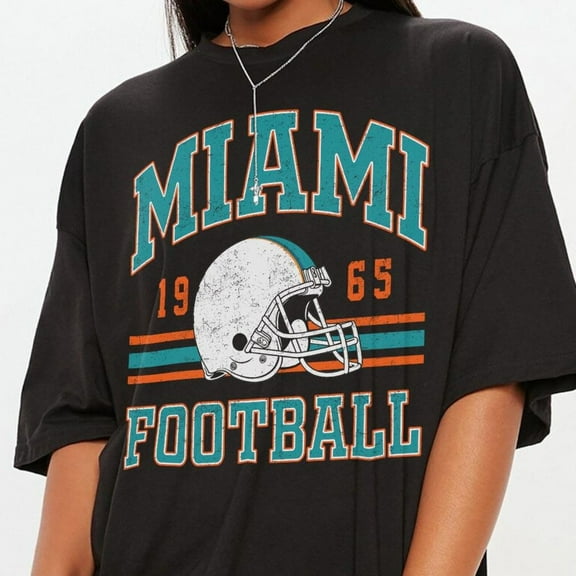Miami Football Vintage Shirt, Football Game Day Gift For Fan