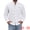 White, variant on DARING DIVA Men's Stand Collar Long Sleeves Button Down Linen Shirts M White