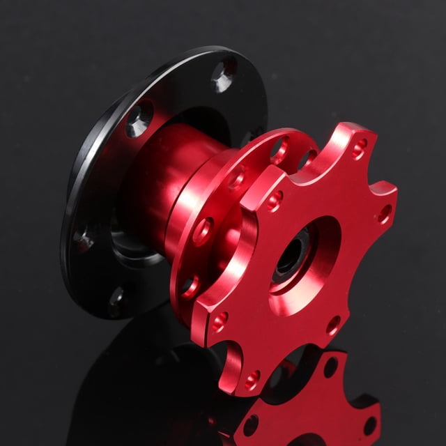 unbranded Adaptador Para Altura De Volante Fórmula En Auto Color Rojo Material Resistente