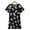 Black, variant on CYRBOKO Nightgowns for Girls, Printed Short Sleeve Gift Soft Loose Girls Pajamas Pink Size 14-16 T