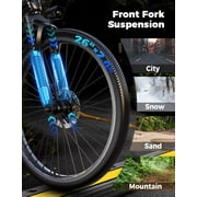 PostJoy Electric Bike, 1200W Peak Motor,26 Tire 55 Miles 25MPH Commuting Electric Mountain Bike,48V10A 480Wh Battery Electric Bicycle for Adults 7 Speed