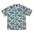 thumbnail image 5 of Sonic the Hedgehog Men's Hawaiian Floral Character Design Button-Up Woven Shirt, 5 of 6