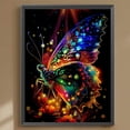 thumbnail image 1 of Cuadros Decorativos 5D bricolaje taladro redondo completo diamante pintura mariposa decoración del hogar (sz4493) Wdftyju de costura negro 4 estilos, 1 of 1