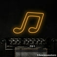 thumbnail image 2 of Glowneon Beam Notes Music Neon Sign, Musical Notes Led Sign, Music Room Decor, Musician Gifts, 2 of 2