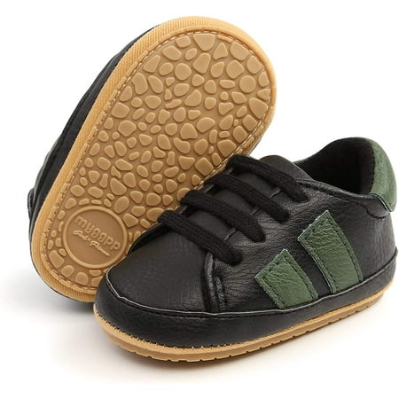 

Baby Boys Girls Sneakers Anti-Slip Oxford Loafer Flats Infant Toddler PU Leather Soft Sole Baby Shoes