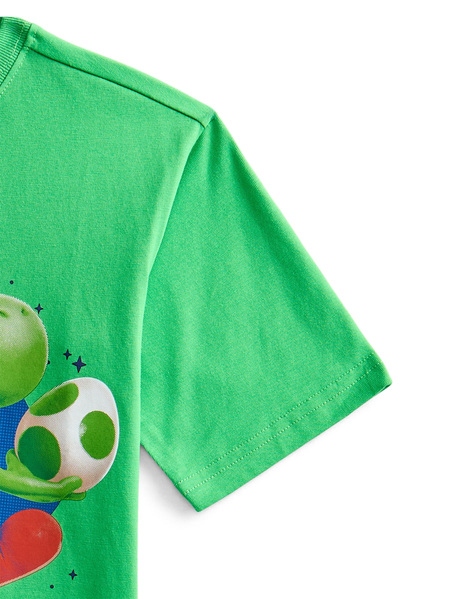 Super Mario Galaxy Movie Boys Yoshi Graphic Tee with Short Sleeves, Sizes 4-18