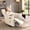 Beige, variant on BSHTI PU Leather Electric Swivel Glider Recliner Chair with Rocking Function, Modern Comfort Seating for Living Room, Bedroom(Beige)