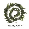 thumbnail image 3 of YUNAFFT Christmas Cedar Garland Artificial Pine Christmas Garland Realistic Winter Greenery Garland Green Pine Cypress Vines for Holiday Mantel Fireplace Table Centerpiece Xmas Decor, 3 of 9