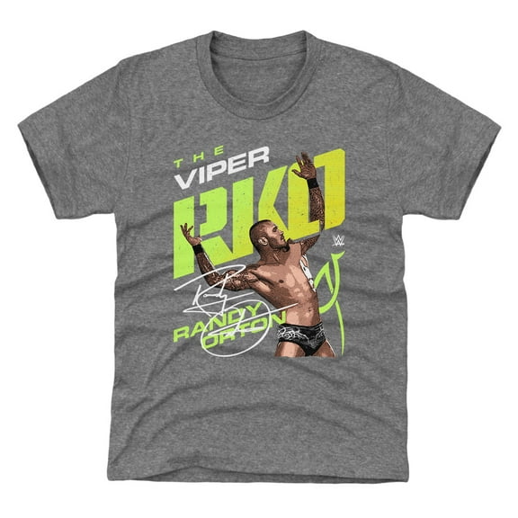 Youth 500 Level Gray Randy Orton Pose T-Shirt