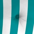 thumbnail image 5 of Jordan Manufacturing 23.5" x 24" Awning Turquoise Stripe Square Tufted Outdoor Deep Seat Chair Back Cushion with Fabric Button, 5 of 10
