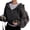 Black L, variant on Autumn Spring Women Coat Hooded Drawstring Long Sleeves Pockets Zip-up Elastic Cuff Hem Loose Sport Hoodie Casual Daily Wear Jacket