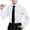 White, variant on NordicNest Boys White Dress Shirt Long Sleeve Button-Down Dress Shirts with Tie Solid Stretch Free Shirt Kids Casual Button Down Shirts School Uniform