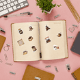 thumbnail image 2 of 35pcs-50pcs Retro Coffee Stationery Stickers Vintage Funny Sticker Pack for Laptop Fridge Guitar, 2 of 9