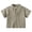 Brown, variant on oddler Boys Girls Short Sleeve Summer Casual Solid Gentleman Tops Holiday Shirts White 100)