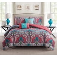 thumbnail image 4 of VCNY Home Casa Real Collection Comforter Soft & Cozy Bedding Set, Stylish Chic Design for Home DÃ©cor, Machine Washable, Multi 4 Twin XL, 4 of 10