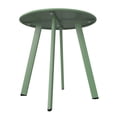 thumbnail image 5 of Grand Patio Indoor & Outdoor, Wiley Accent Table, Steel Powder Coated Round Patio Table, Square Legs, Sage Green, 5 of 8