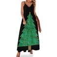thumbnail image 1 of Robe Sans Manches Imprimé Sapin de Noël Robe d'Été Vêtements pour Femmes Été 2024 Nouveauté Robe de Fée Robes de Soirée Femme, 1 of 5
