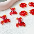 thumbnail image 6 of Playful Red Crabs/Lobster Crystal For DIY Bracelet Necklace Decoration, 6 of 10