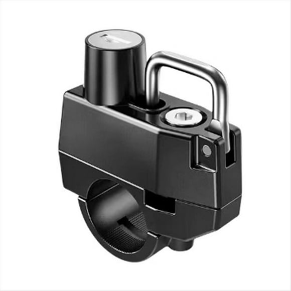 Cerradura para Casco de Motocicleta, Candados de Seguridad Antirrobo para Casco de Bicicleta con Batería, Candado para Casco de Coche