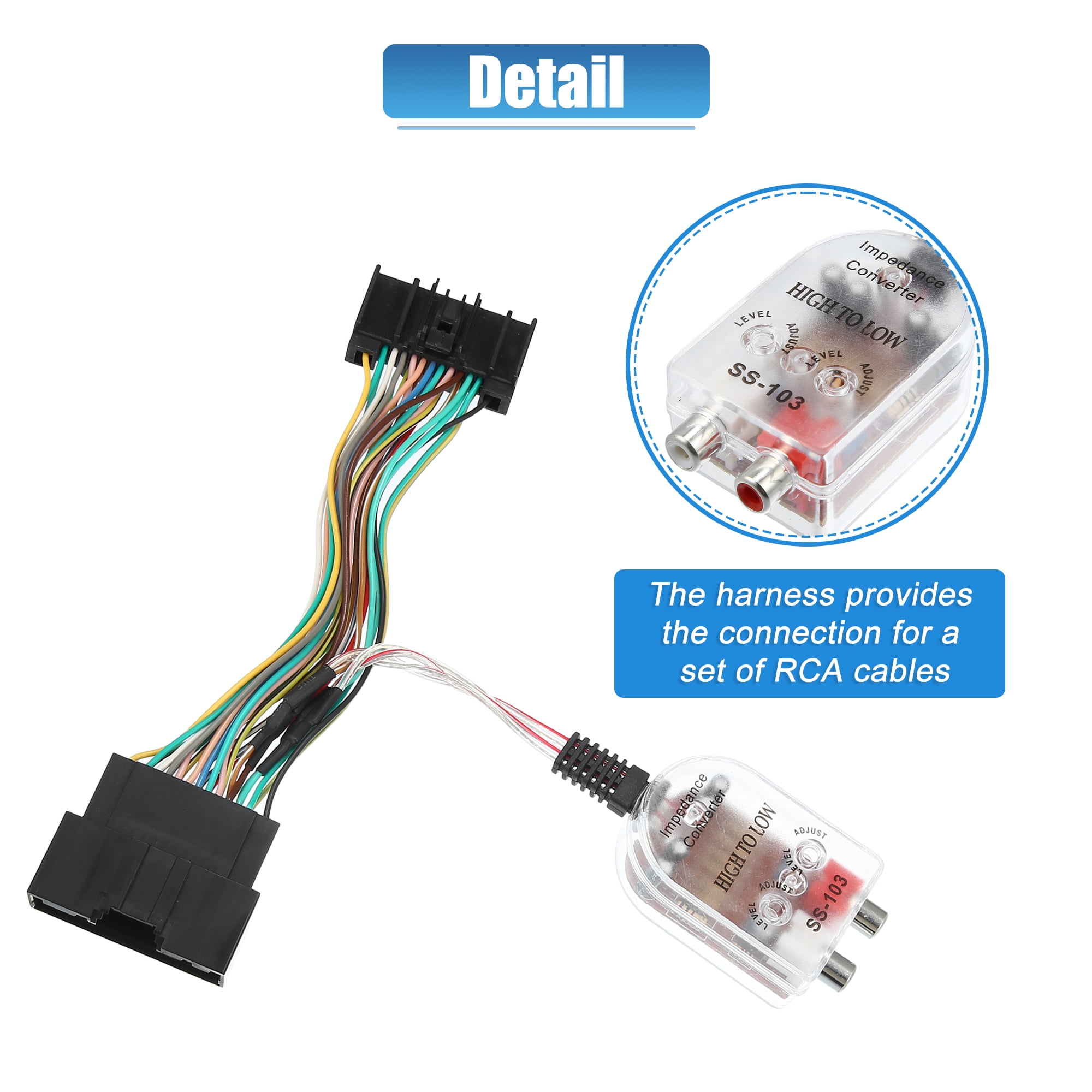 Unique Bargains Add an Amp Amplifier Adapter Interface for Ford Edge Focus Fusion