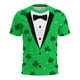 thumbnail image 1 of Xuyuer Women's St. Patrick's Day Printed Round Neck Solid Color Short Sleeve Casual Loose Top, Holiday Graphic Tee for Festival Celebration, Party Outfits and Irish Pride Apparel, 1 of 8