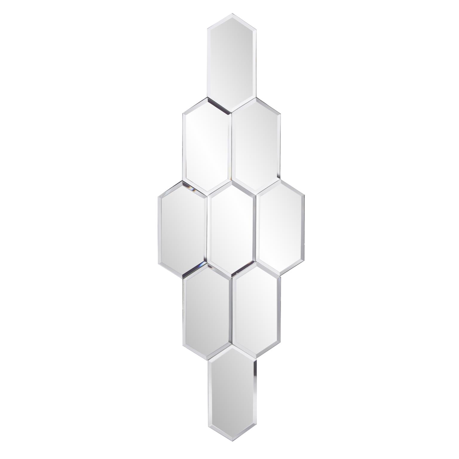 Tyler Dillon Decorative Elongated Tile Hexagon Skylark Mirror