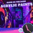 thumbnail image 4 of Juego de 10 pinturas que brillan en la oscuridad (TBC, The Best Crafts, 22 ml), 4 of 7
