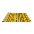 thumbnail image 2 of Ahgly Company Machine Washable Indoor Rectangle Abstract Yellow Modern Area Rugs, 5' x 7', 2 of 4