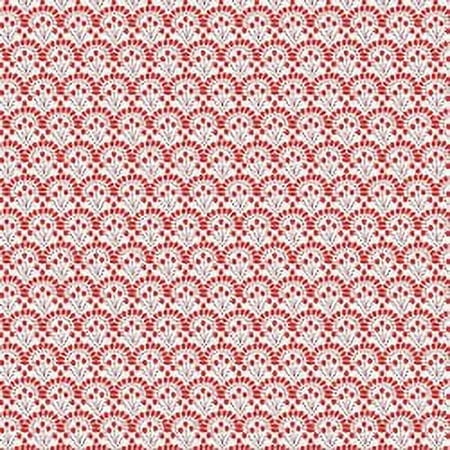 The Pioneer Woman 44" 100% Cotton Besty Sewing & Craft Fabric 8 yd By the Bolt, Red and White