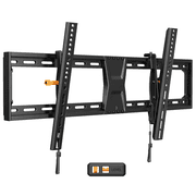 MountFTV Large TV Wall Mount for 42-95" TVs,Tilting TVs Mount Holds 132lbs,Max 800x400mm,16", 18", 24" Studs,with Level Adjustment,Wall Mount TV Bracket