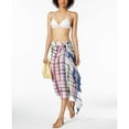 thumbnail image 2 of I.n.c. Dye-Wash Striped Tassel Wrap (Black Bright, One Size), 2 of 3