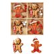 thumbnail image 5 of 12 adornos colgantes de madera con forma de hombre de jengibre para Navidad, para árbol de Navidad, para decoración del hogar, para fiestas de Navidad y Año Nuevo, 5 of 5