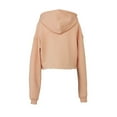 thumbnail image 2 of Bella + Canvas Womens Fleece Crop Hoodie, 2 of 4