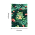 thumbnail image 3 of Creowell Frog Mushrooms Forest Wall Hanging Tapestry 100% Polyester 40x60in, 3 of 6