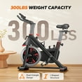 thumbnail image 3 of MERACH Exercise Bike Magnetic Indoor Cycling Bike with 350lbs Weight Capacity & 40 lbs Flywheel LED Monitor Free APP, Stationary Bike for Cardio Workout, 3 of 7